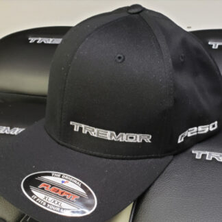 Embroidered Tremor Curved Bill Flexfit Cap in XXL