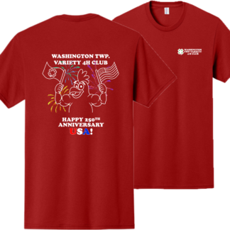 2026 Washington Twp 4H Tee Shirts