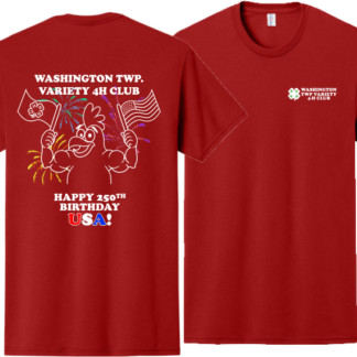 2026 Washington Twp 4H Tee Shirts